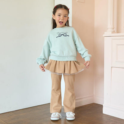 【毛球拜拜裡毛】蝴蝶結刺繡衛衣