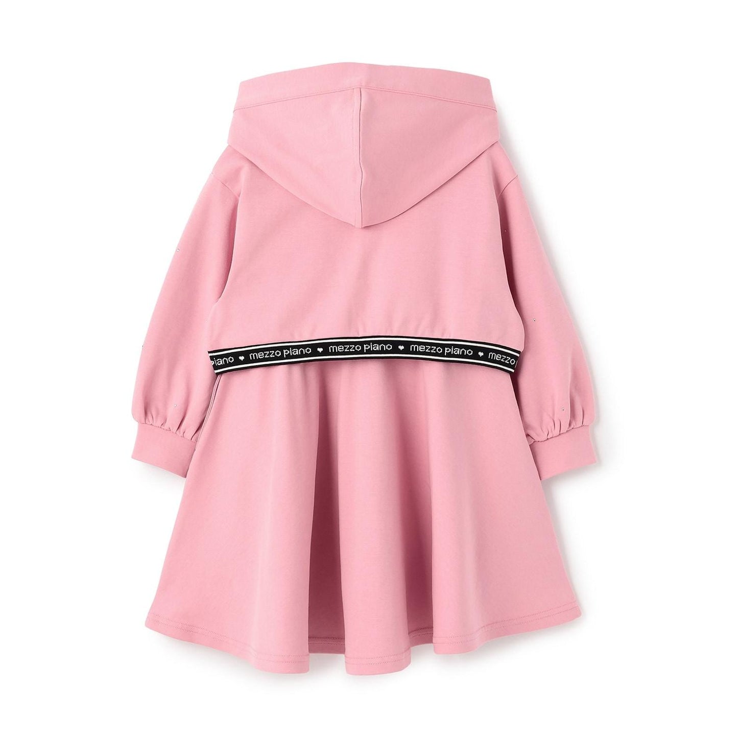 水鑽連帽衛衣&短袖連衣裙套裝