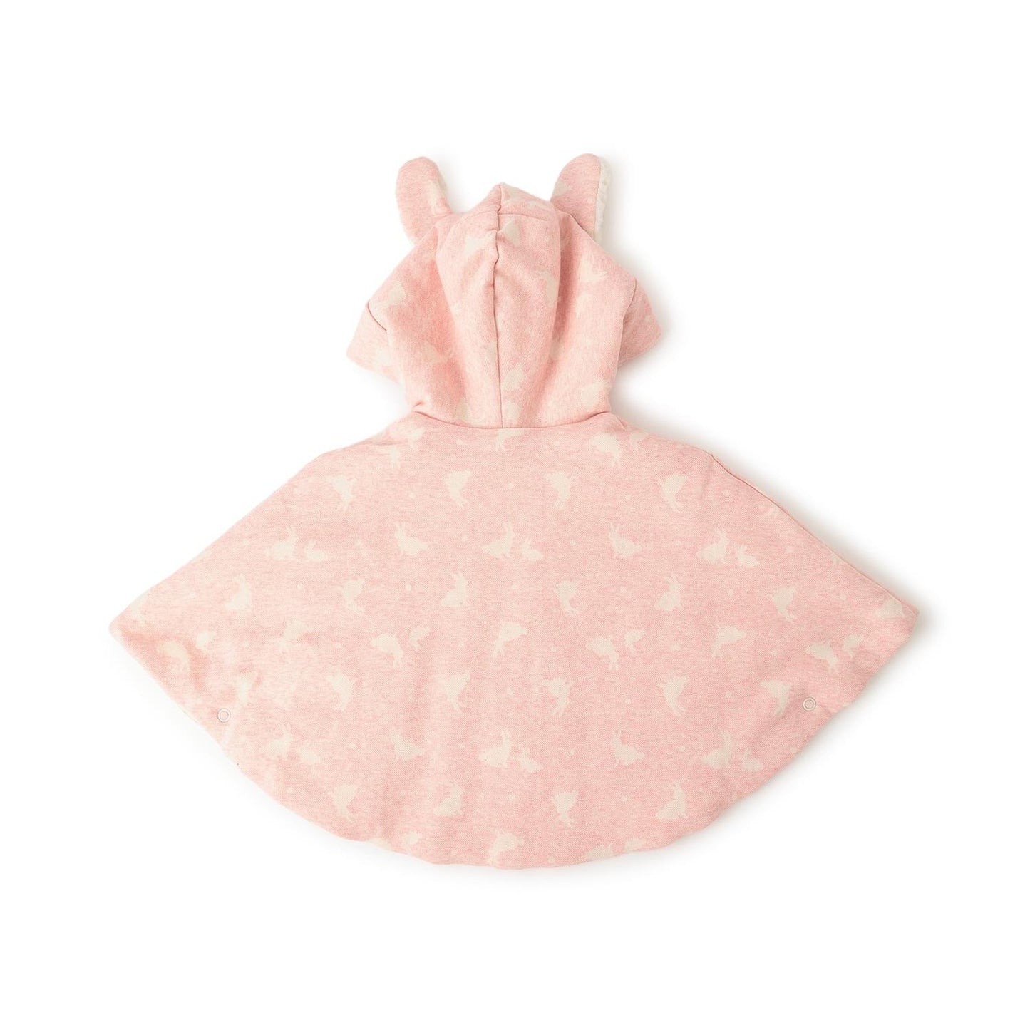 【有機】兔子提花斗篷【日本製造】