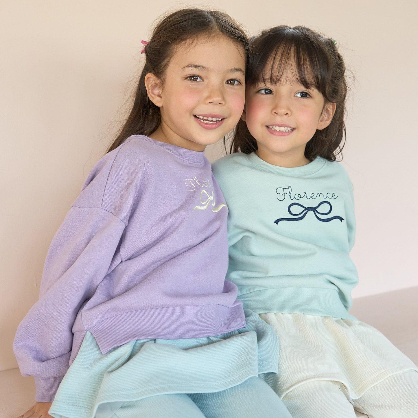 【毛球拜拜裡毛】蝴蝶結刺繡衛衣