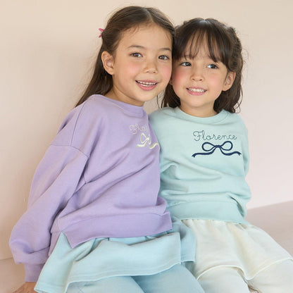 【毛球拜拜裡毛】蝴蝶結刺繡衛衣