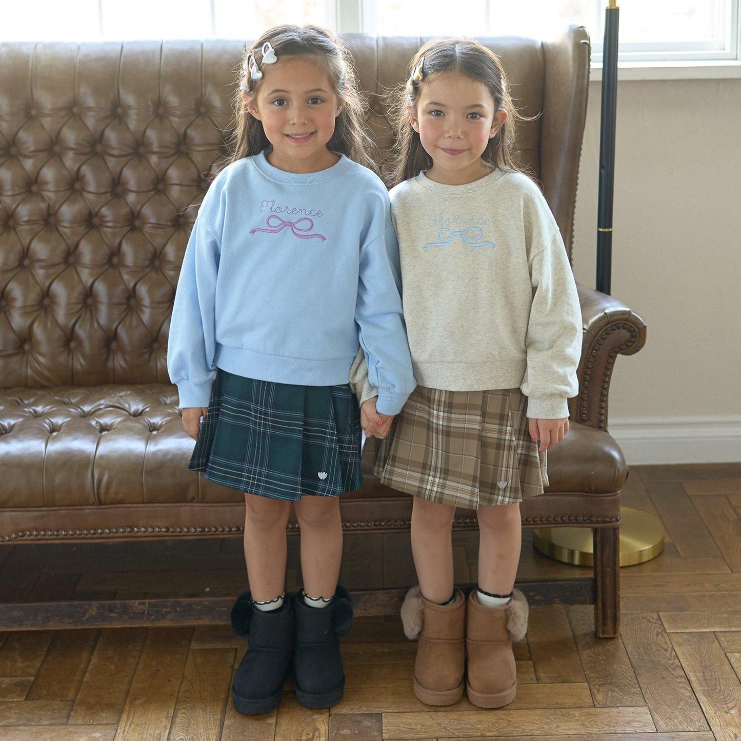 【毛球拜拜裡毛】蝴蝶結刺繡衛衣