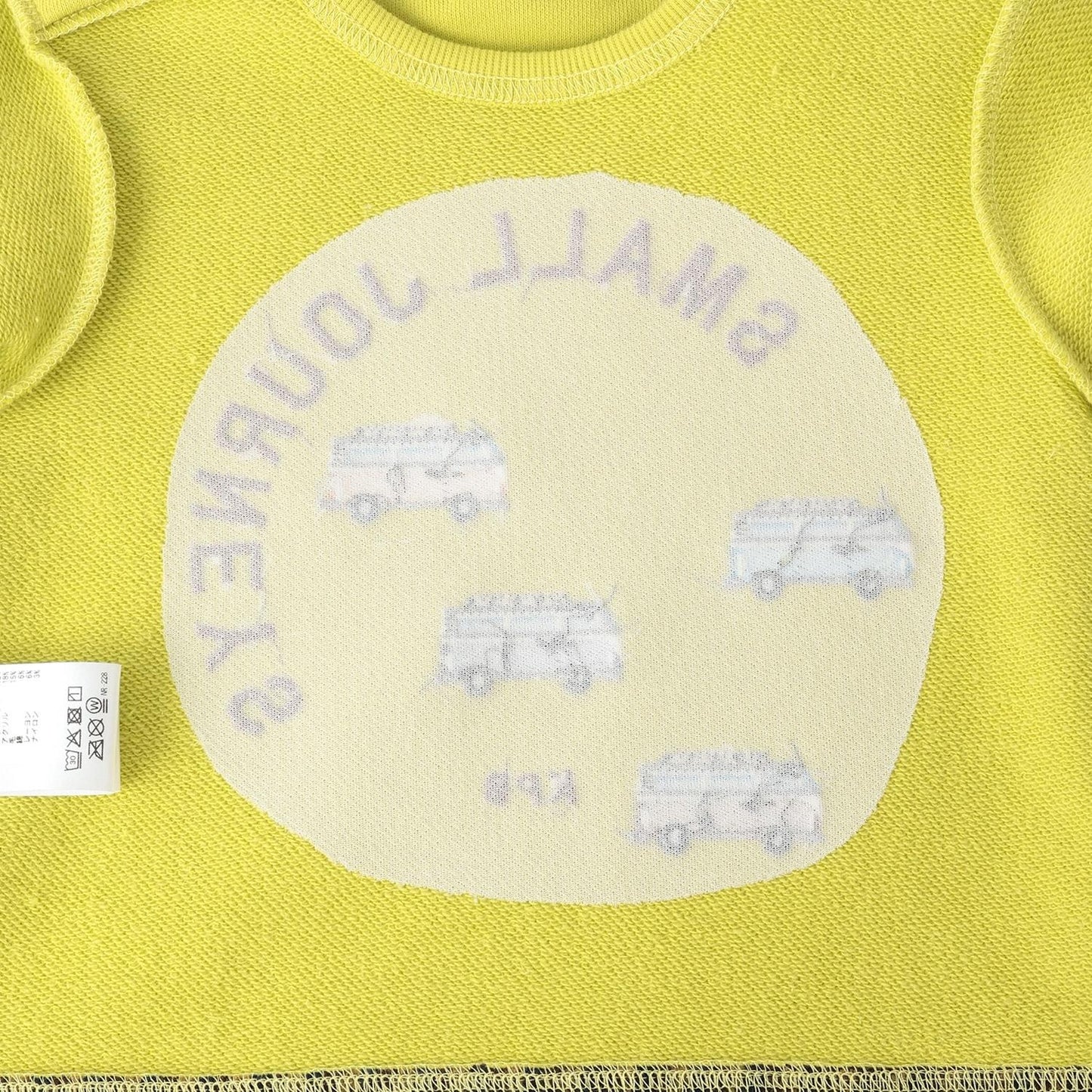 車刺繡×下襬格紋衛衣