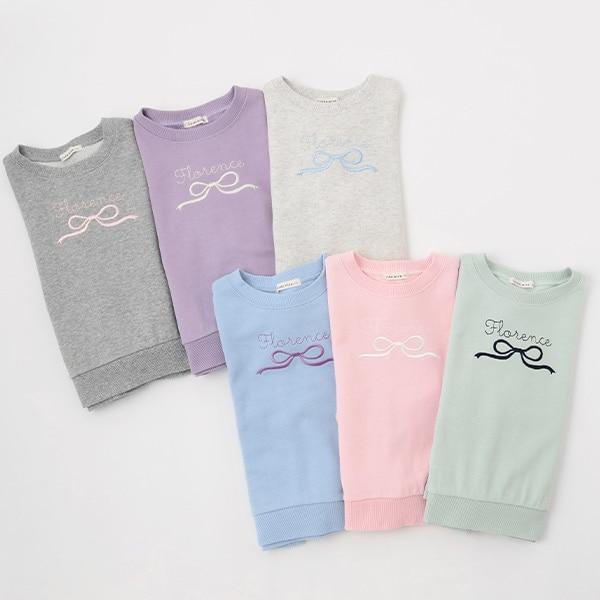 【毛球拜拜裡毛】蝴蝶結刺繡衛衣