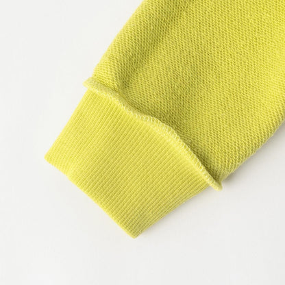 車刺繡×下襬格紋衛衣