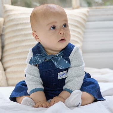 【Lee】牛仔揹帶褲