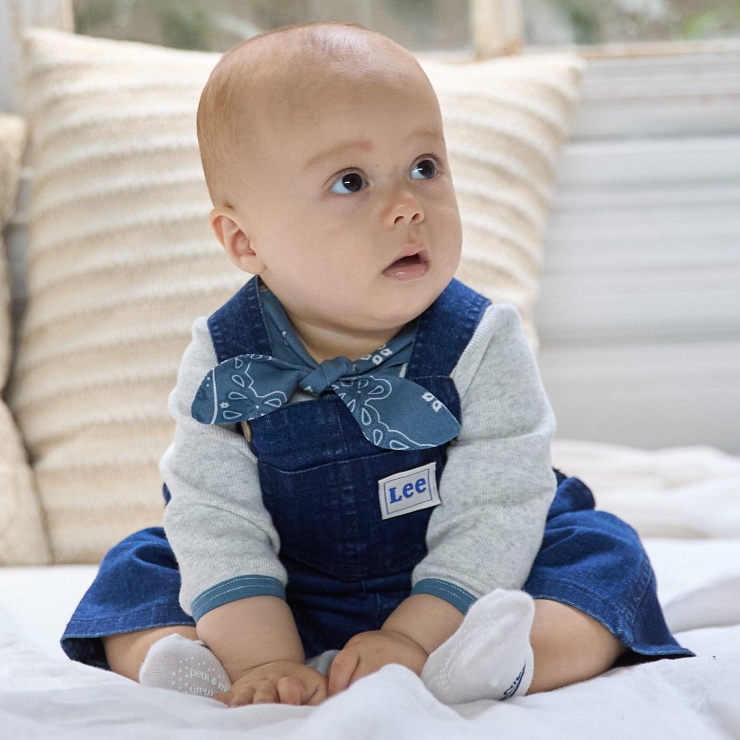 【Lee】牛仔揹帶褲