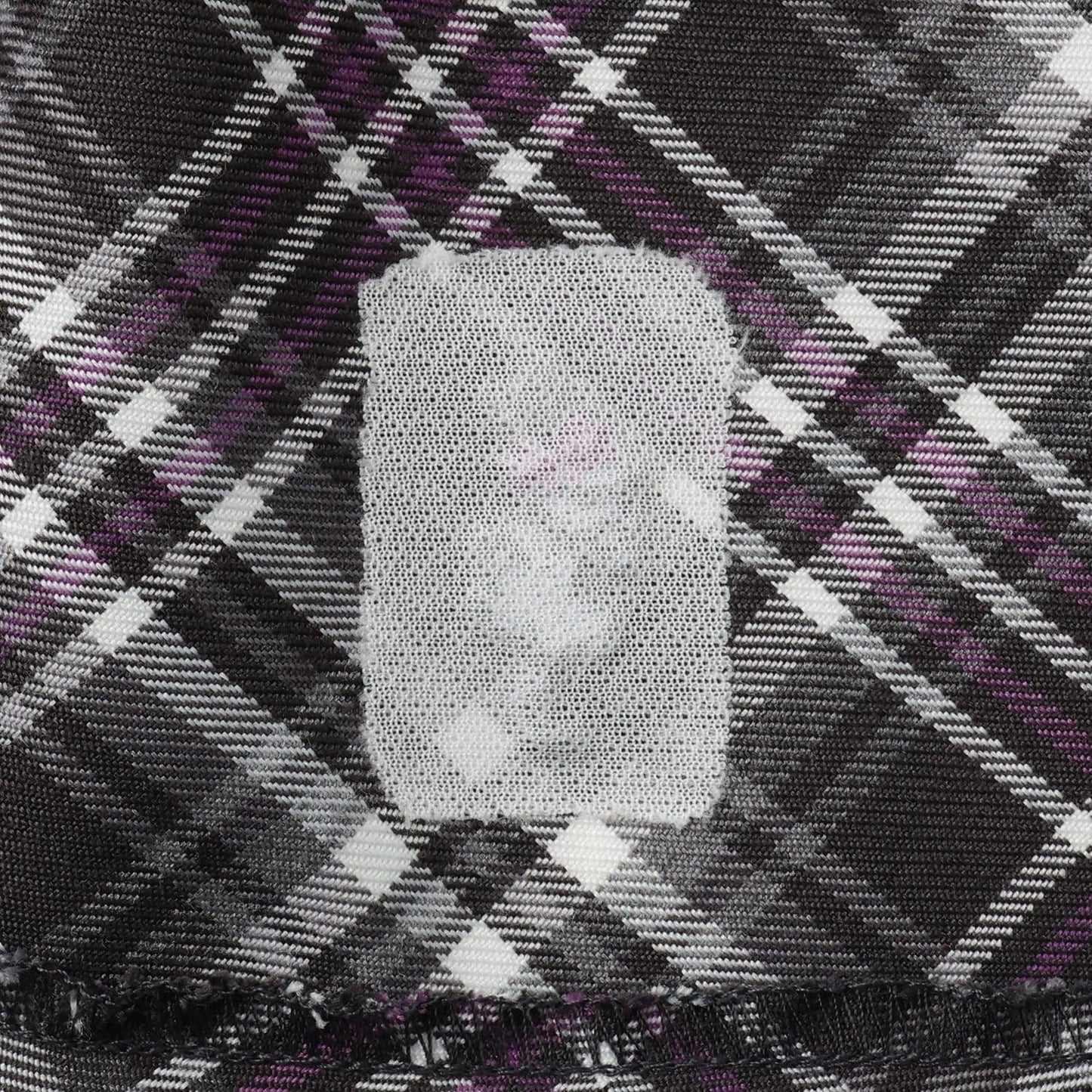 層疊風格格紋連衣裙