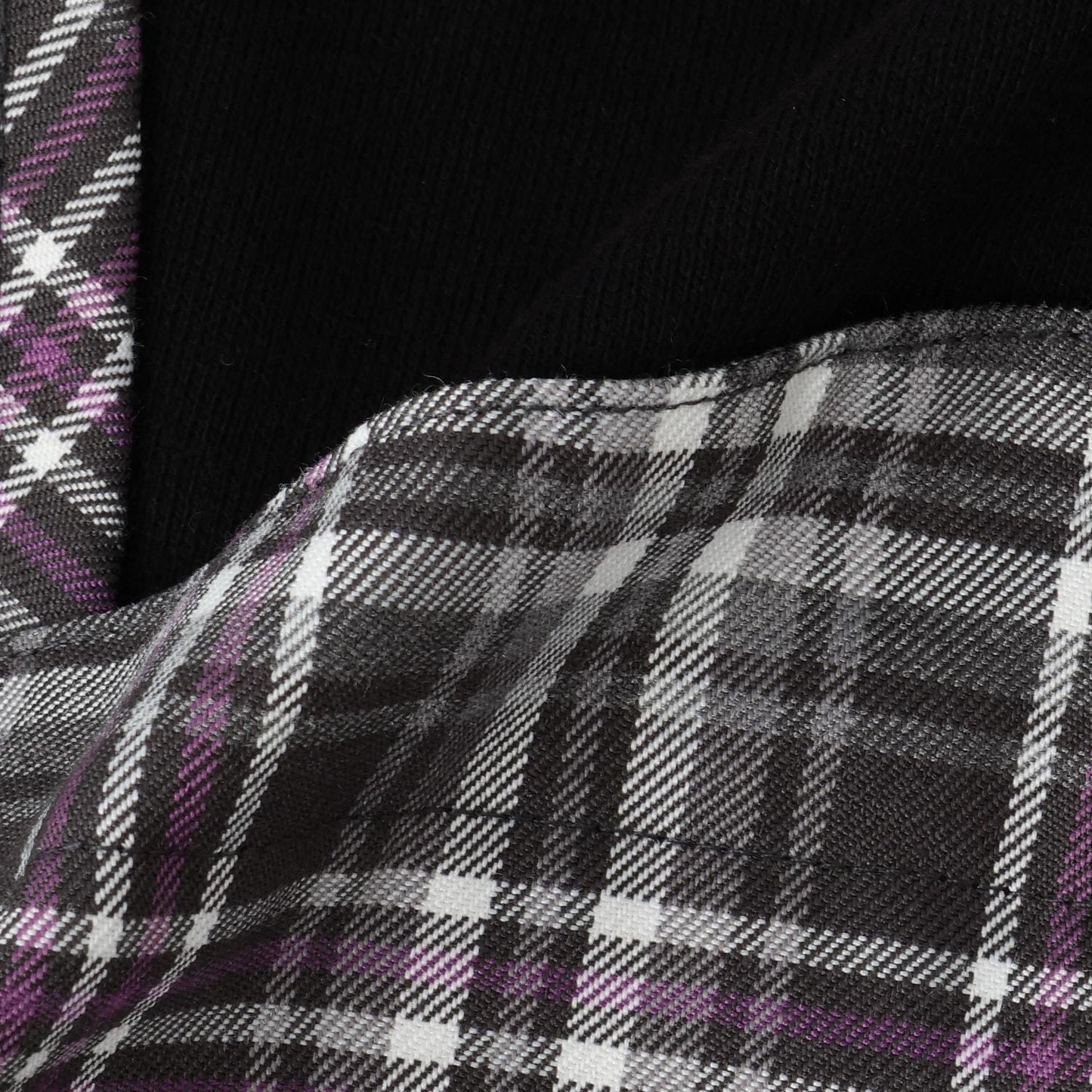 層疊風格格紋連衣裙