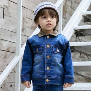 【Lee】燈芯絨翻領牛仔夾克