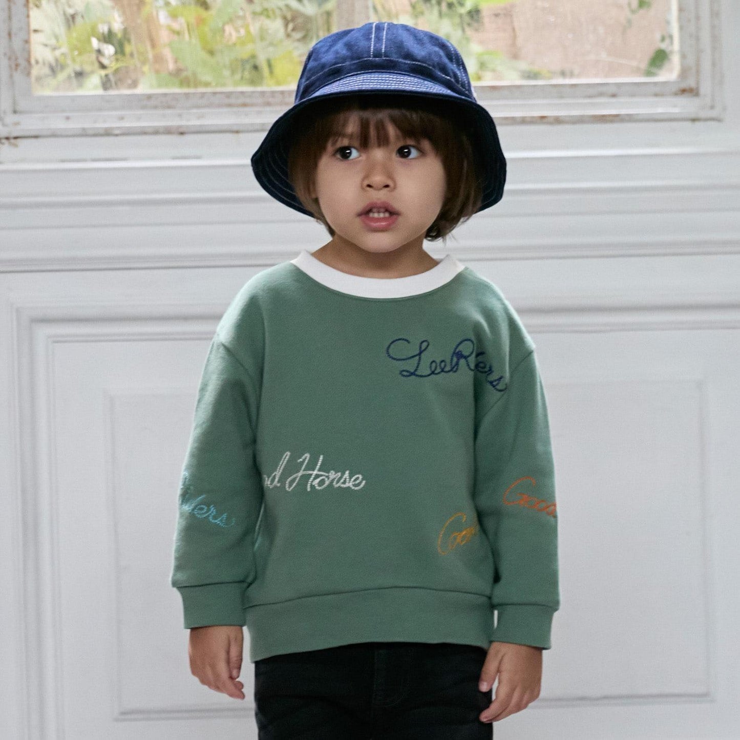 【Lee】標誌刺繡衛衣