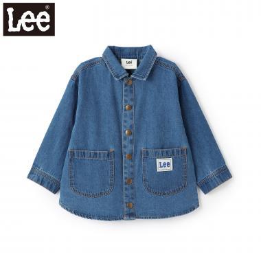 【Lee】牛仔格子襯衫