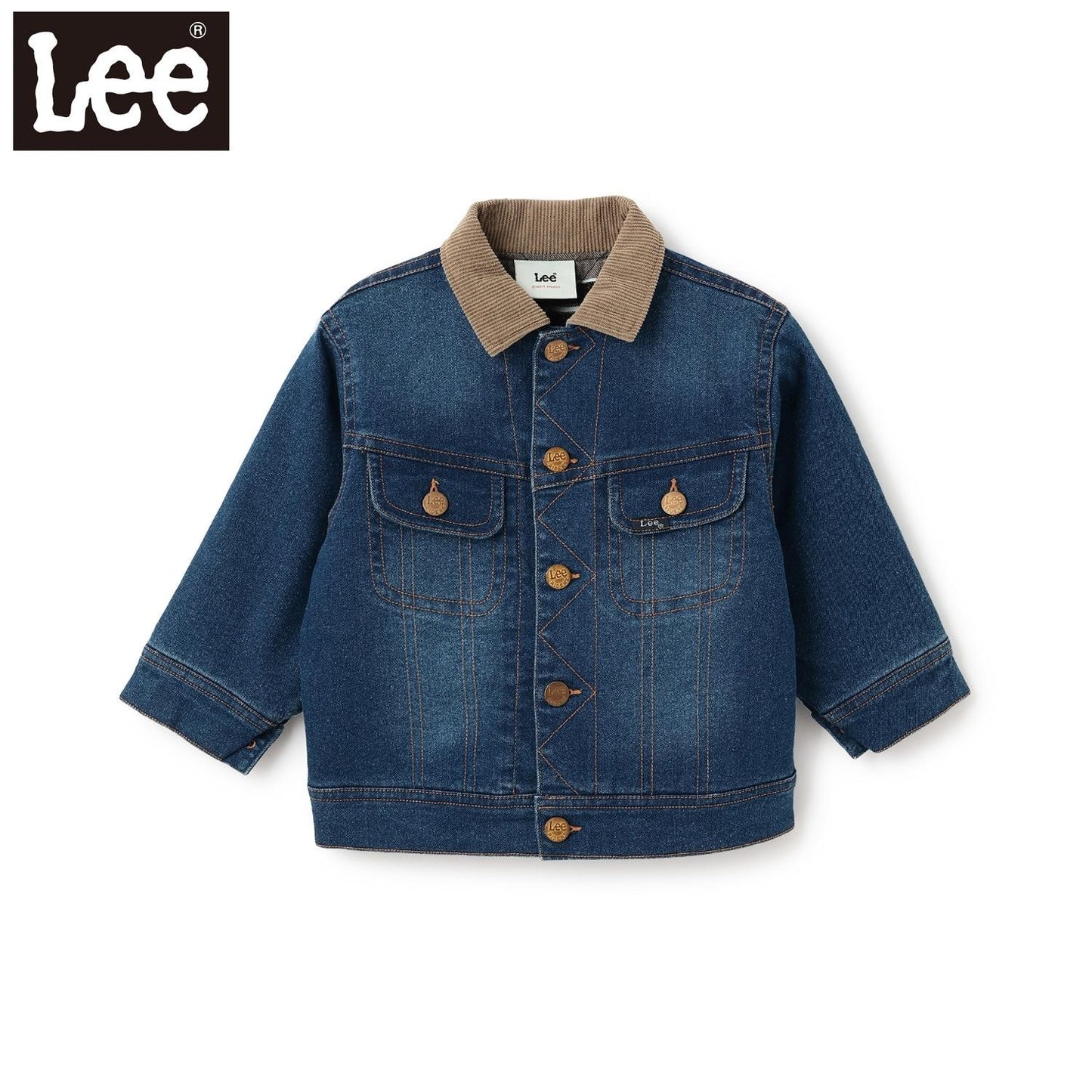 【Lee】燈芯絨翻領牛仔夾克