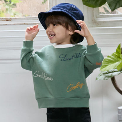 【Lee】標誌刺繡衛衣