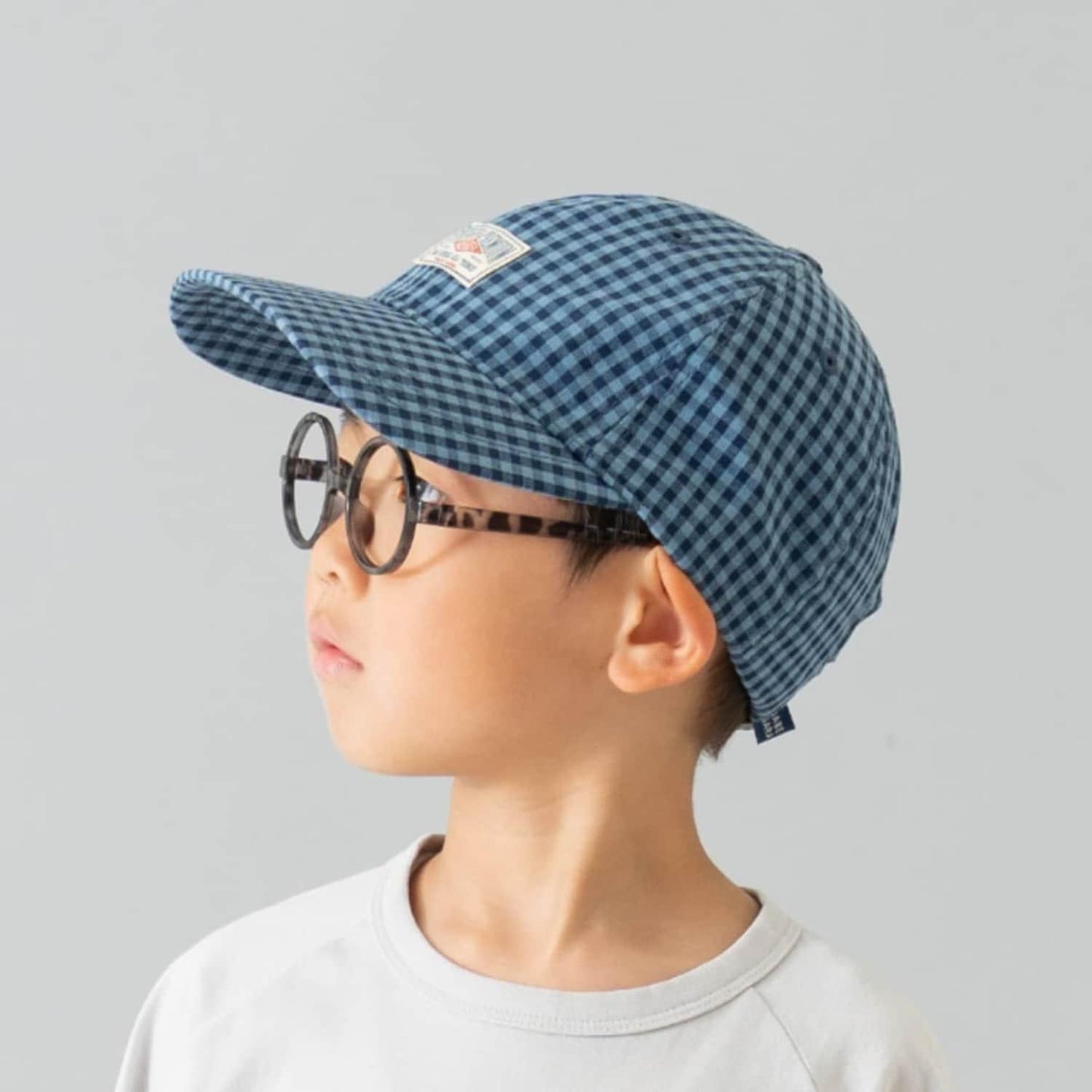 彩色格紋鴨舌帽