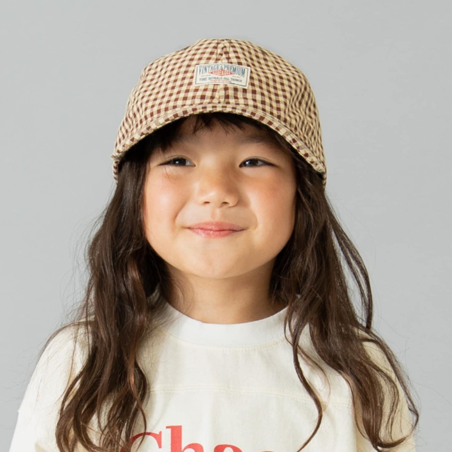 彩色格紋鴨舌帽