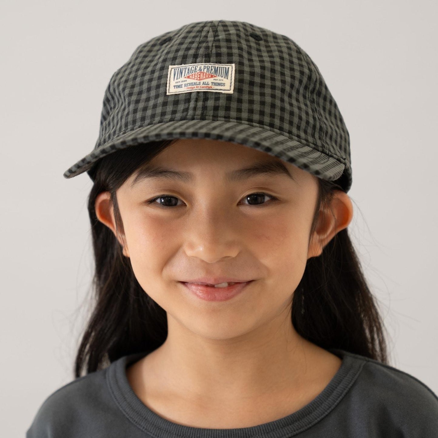 彩色格紋鴨舌帽