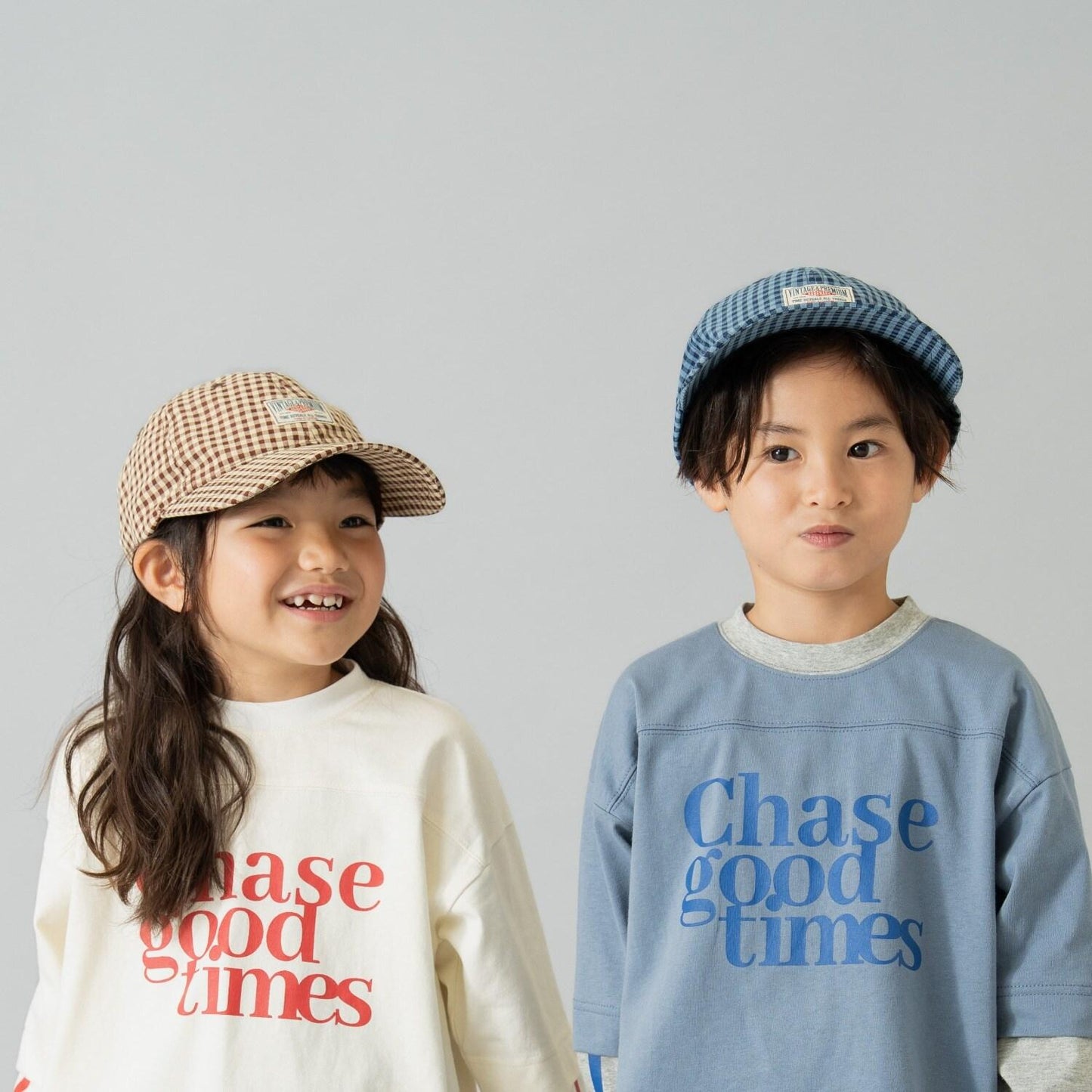 彩色格紋鴨舌帽