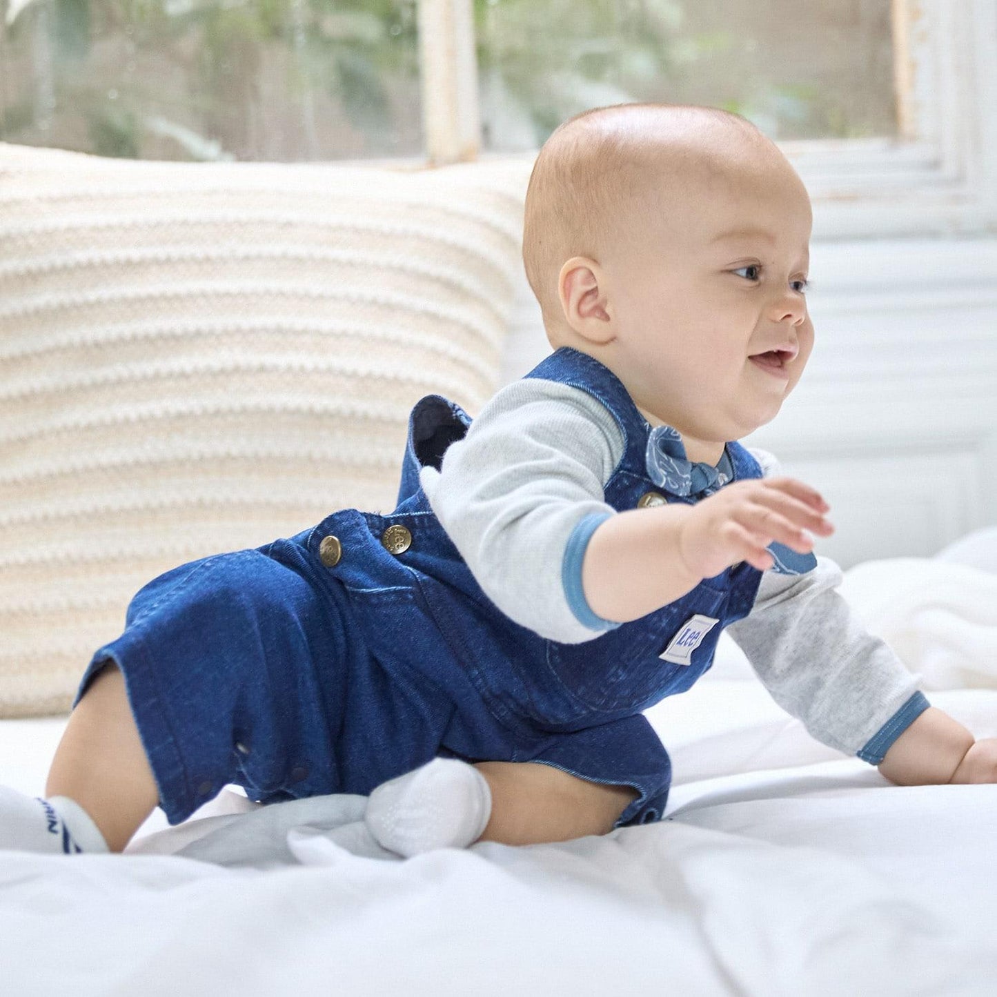 【Lee】牛仔揹帶褲