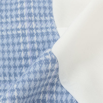 貓咪斜挎包提花格紋連衣裙