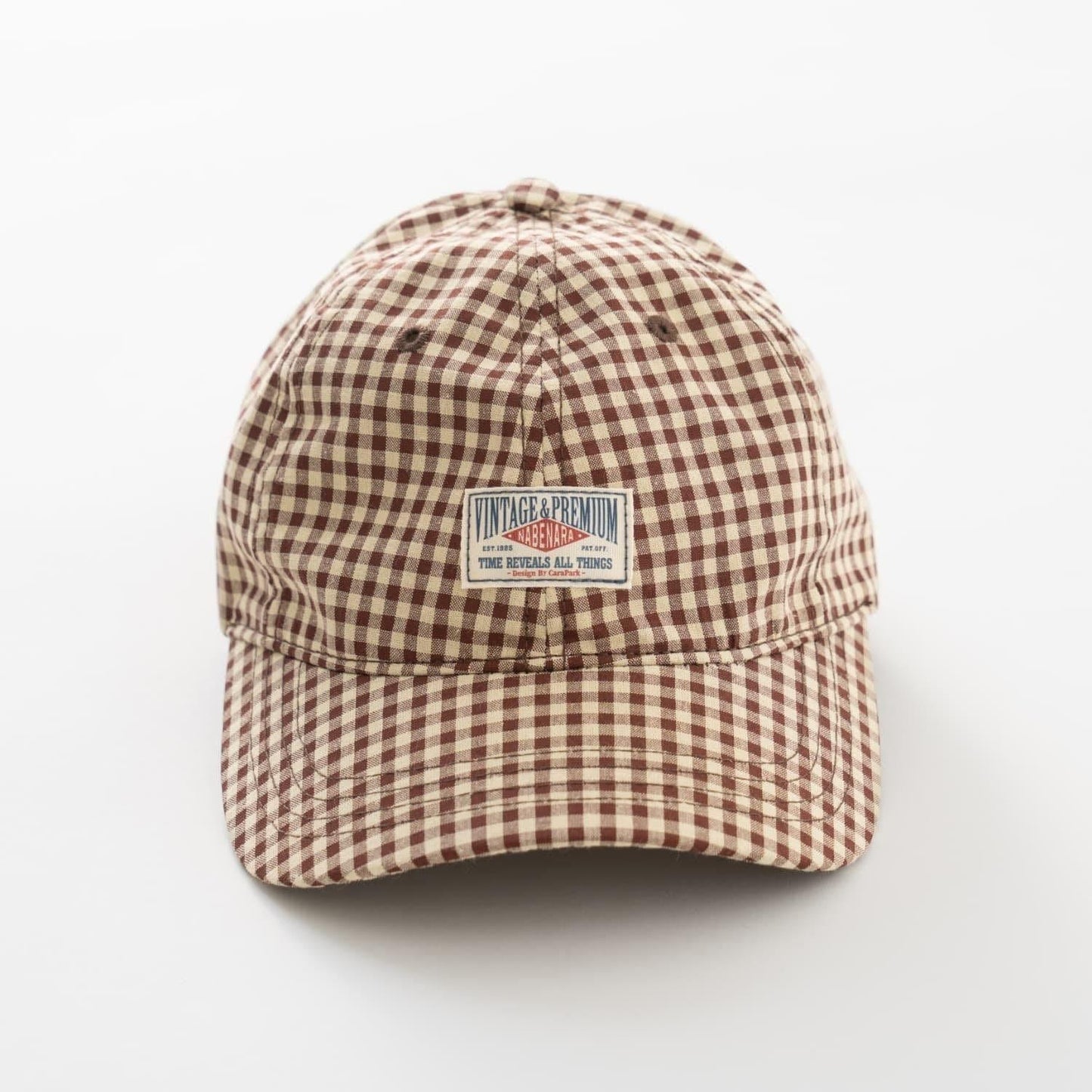 彩色格紋鴨舌帽