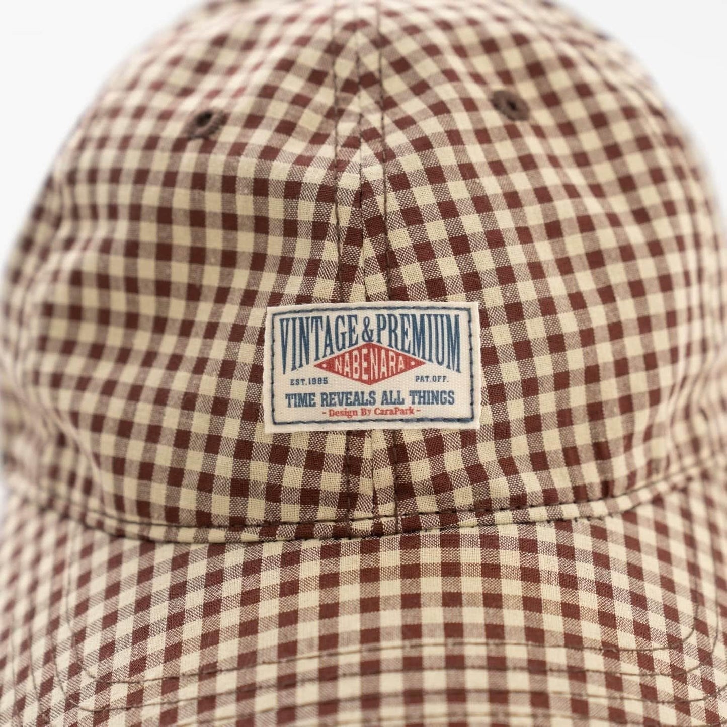 彩色格紋鴨舌帽