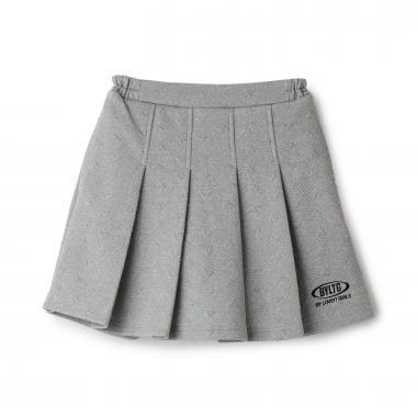 立體提花半身裙褲