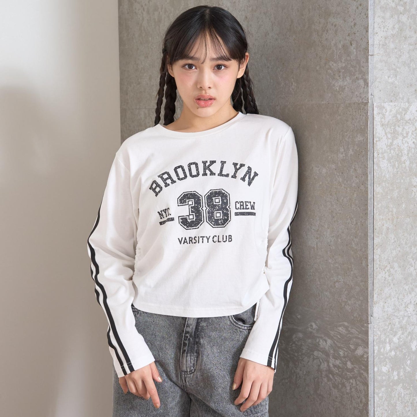 【LTXC】水洗色數字印花T恤