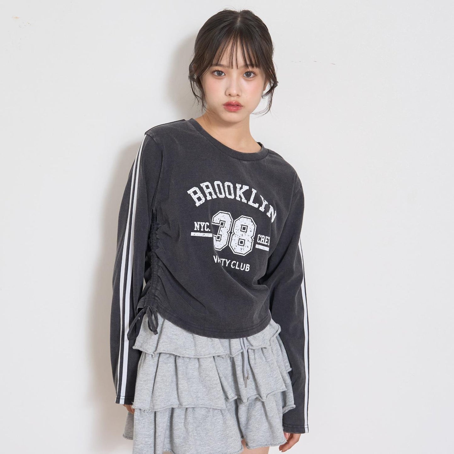 【LTXC】水洗色數字印花T恤