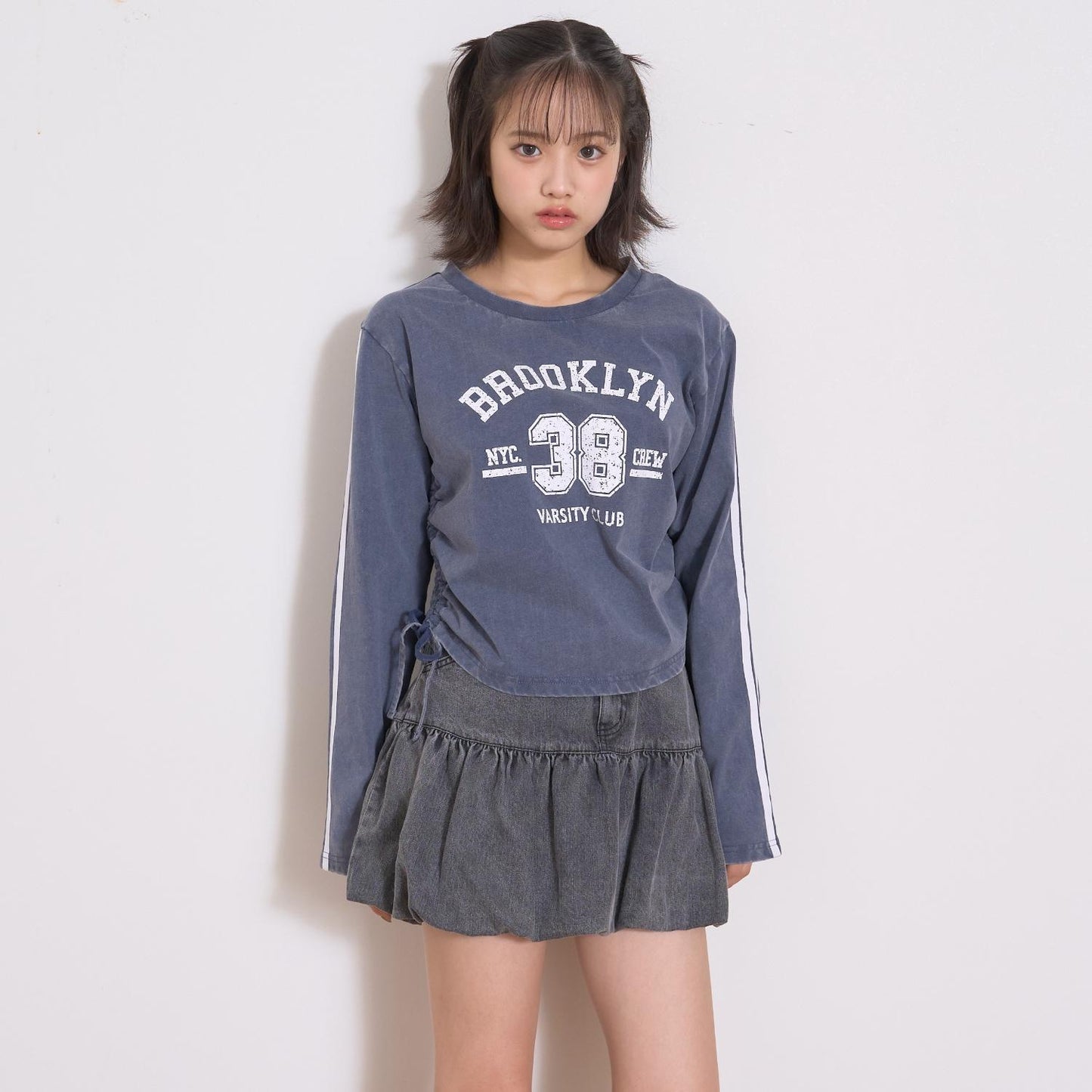 【LTXC】水洗色數字印花T恤