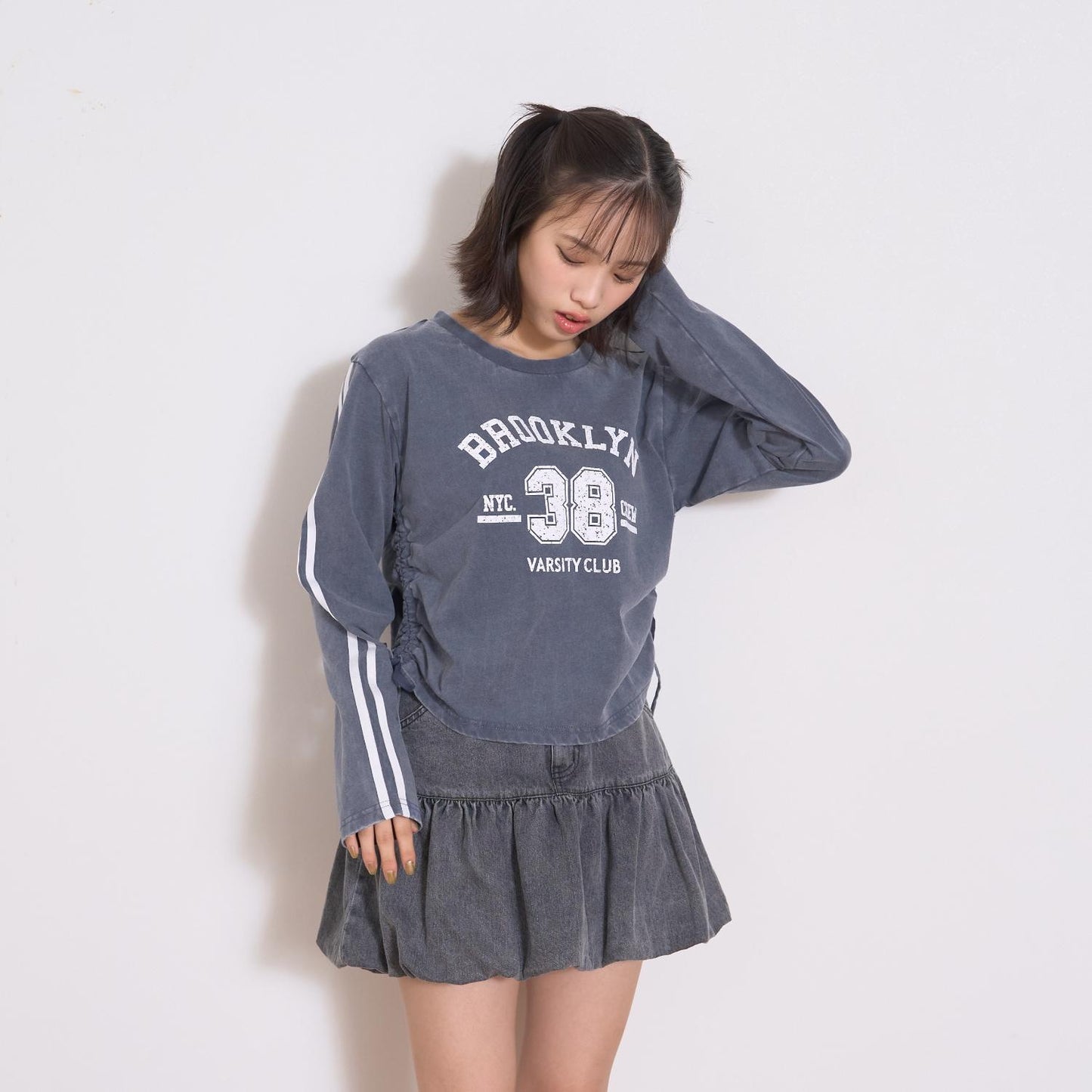 【LTXC】水洗色數字印花T恤