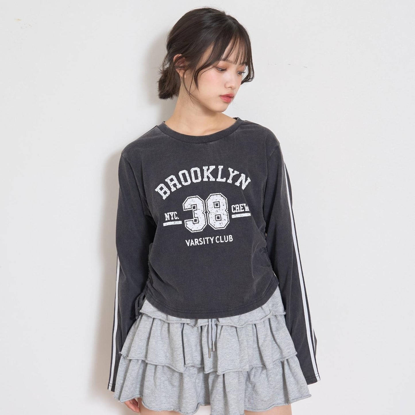 【LTXC】水洗色數字印花T恤