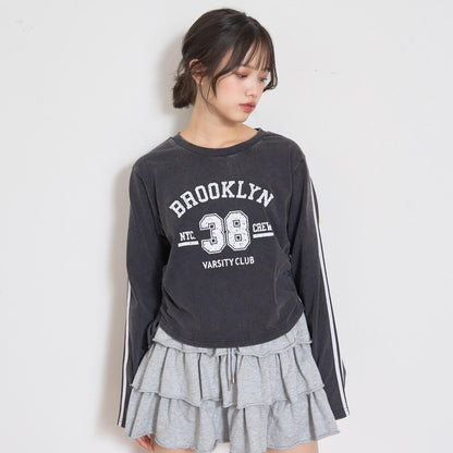 【LTXC】水洗色數字印花T恤