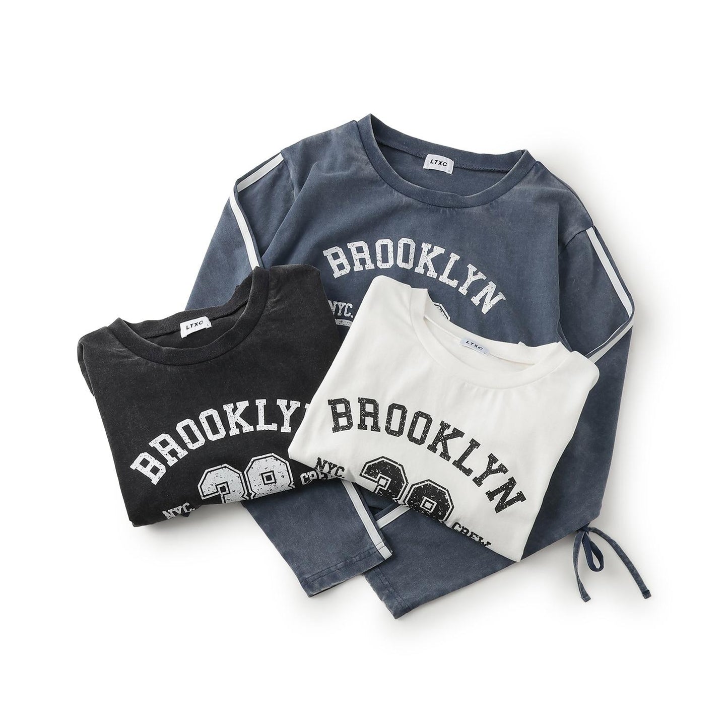 【LTXC】水洗色數字印花T恤