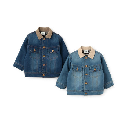 【Lee】燈芯絨翻領牛仔夾克