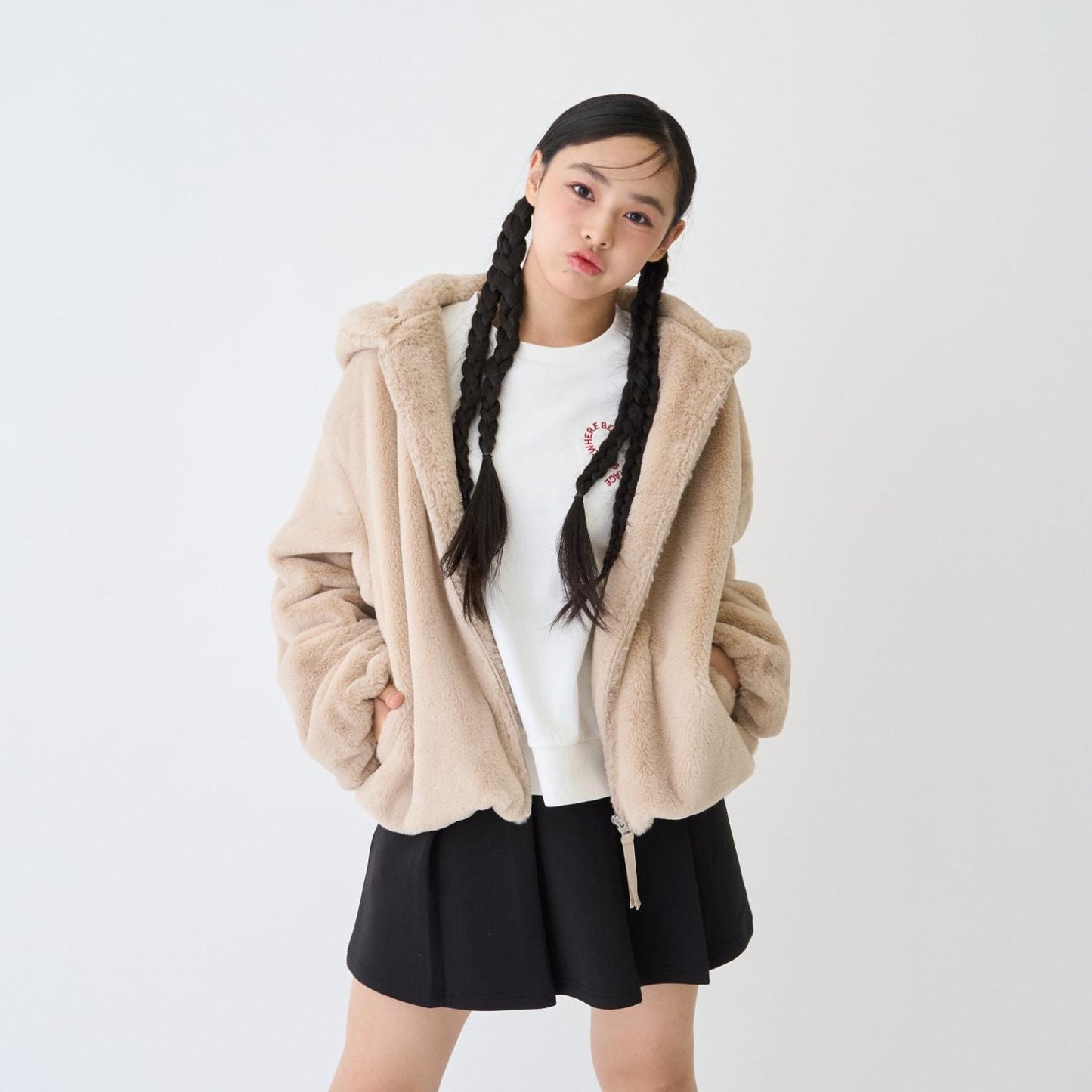 毛絨連帽衫