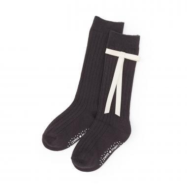 帶蝴蝶結高筒襪