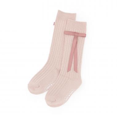 帶蝴蝶結高筒襪