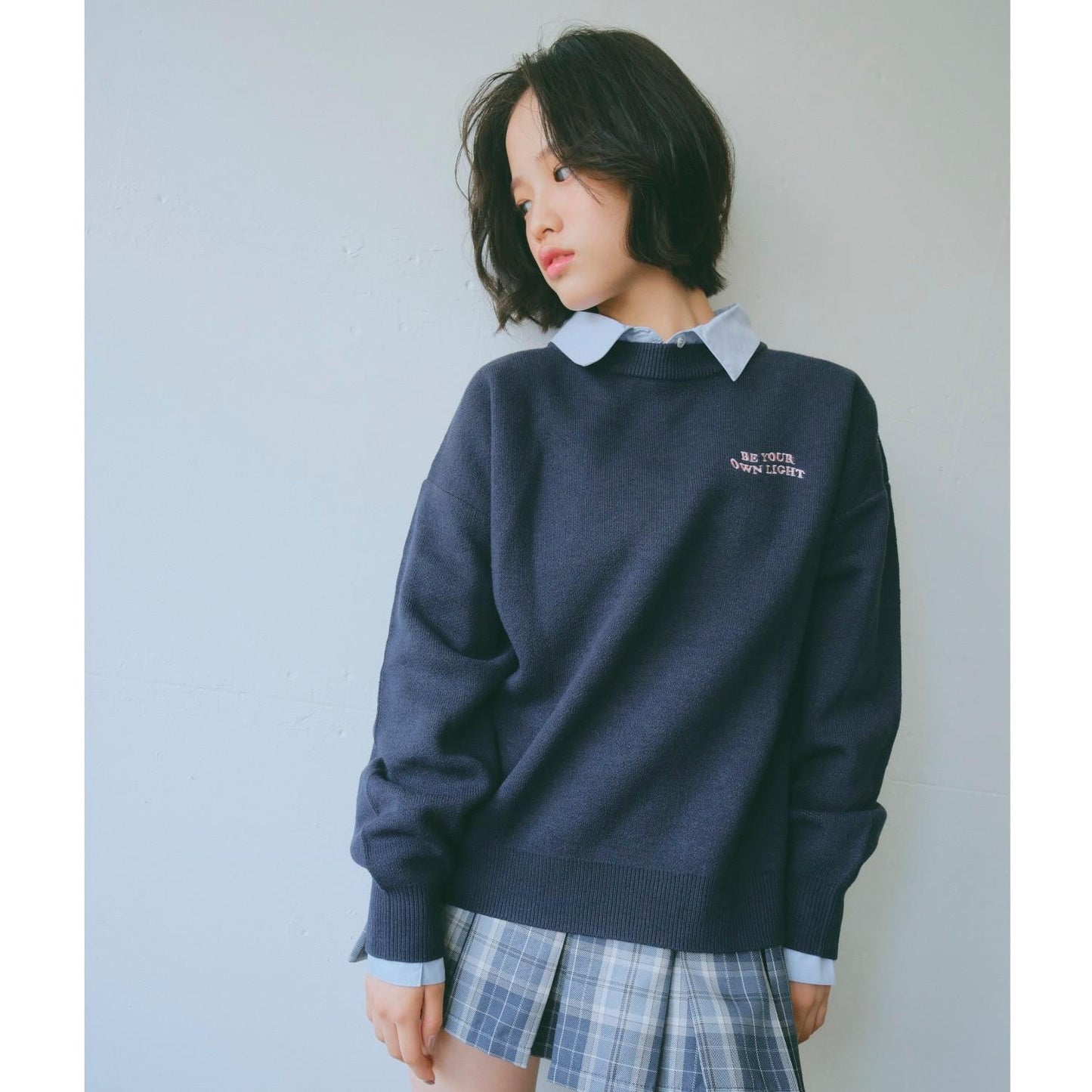 【GOODPRICE】背部愛心針織套頭衫