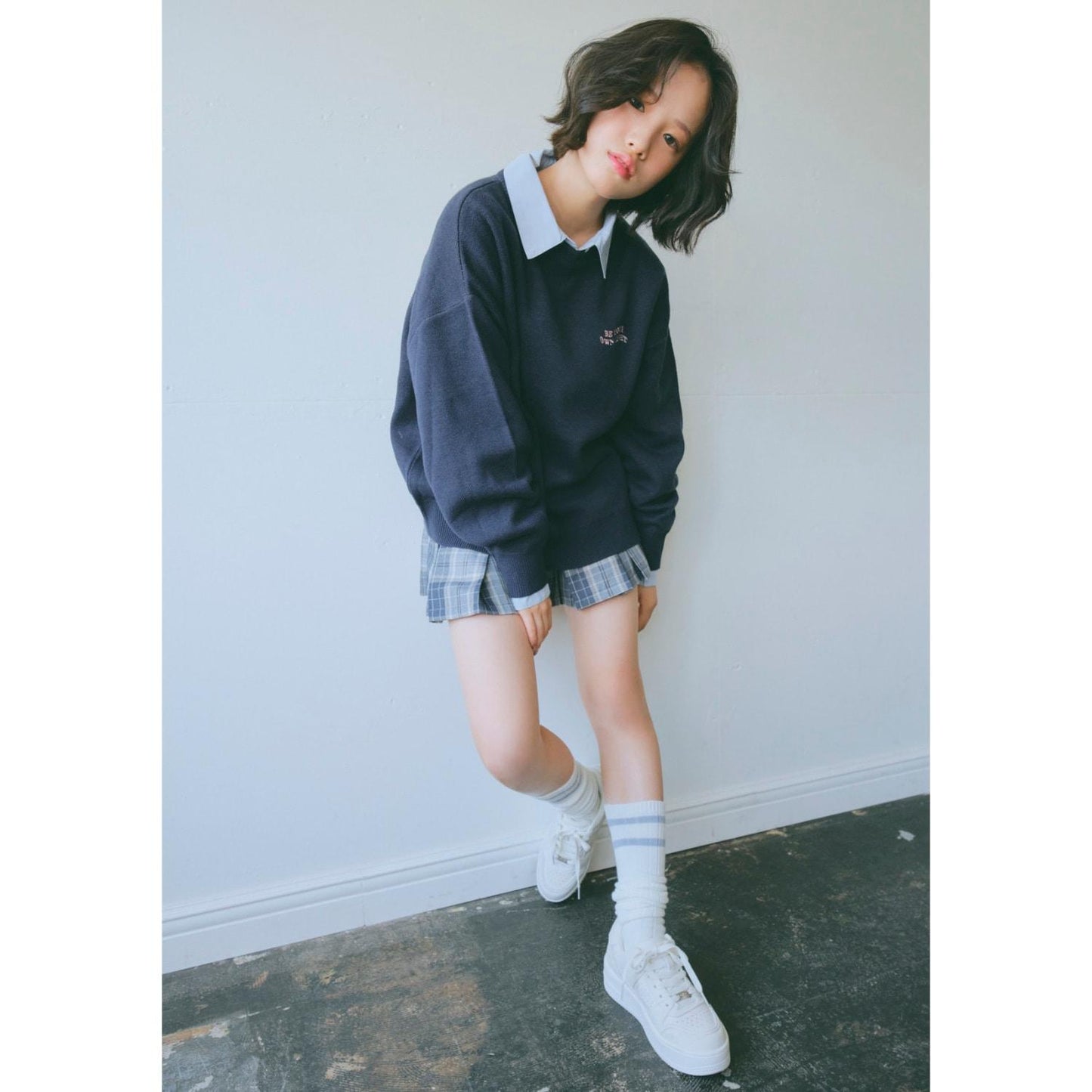 【GOODPRICE】背部愛心針織套頭衫