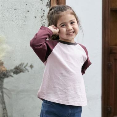 【有機棉】插肩長袖T恤