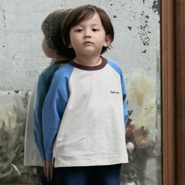 【有機棉】插肩長袖T恤