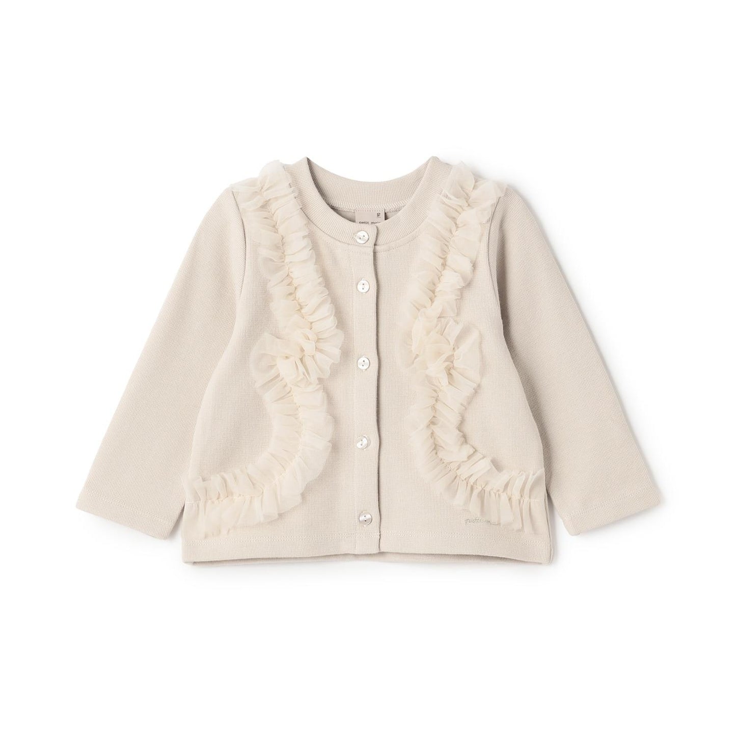 【リンク】網紗荷葉邊開衫