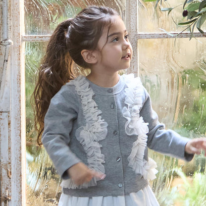 【リンク】網紗荷葉邊開衫