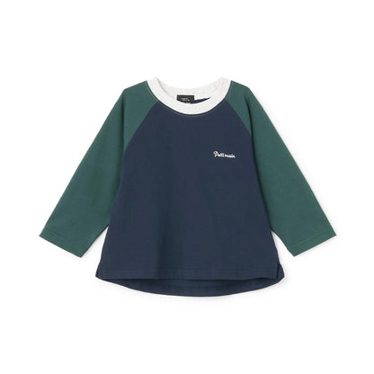 【有機棉】插肩長袖T恤