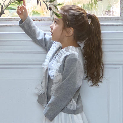 【リンク】網紗荷葉邊開衫