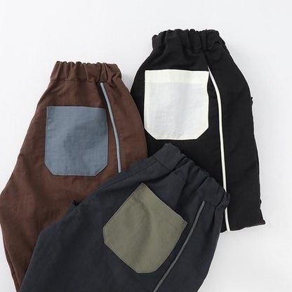 【MNCM】【可成套搭配】側邊條紋運動長褲