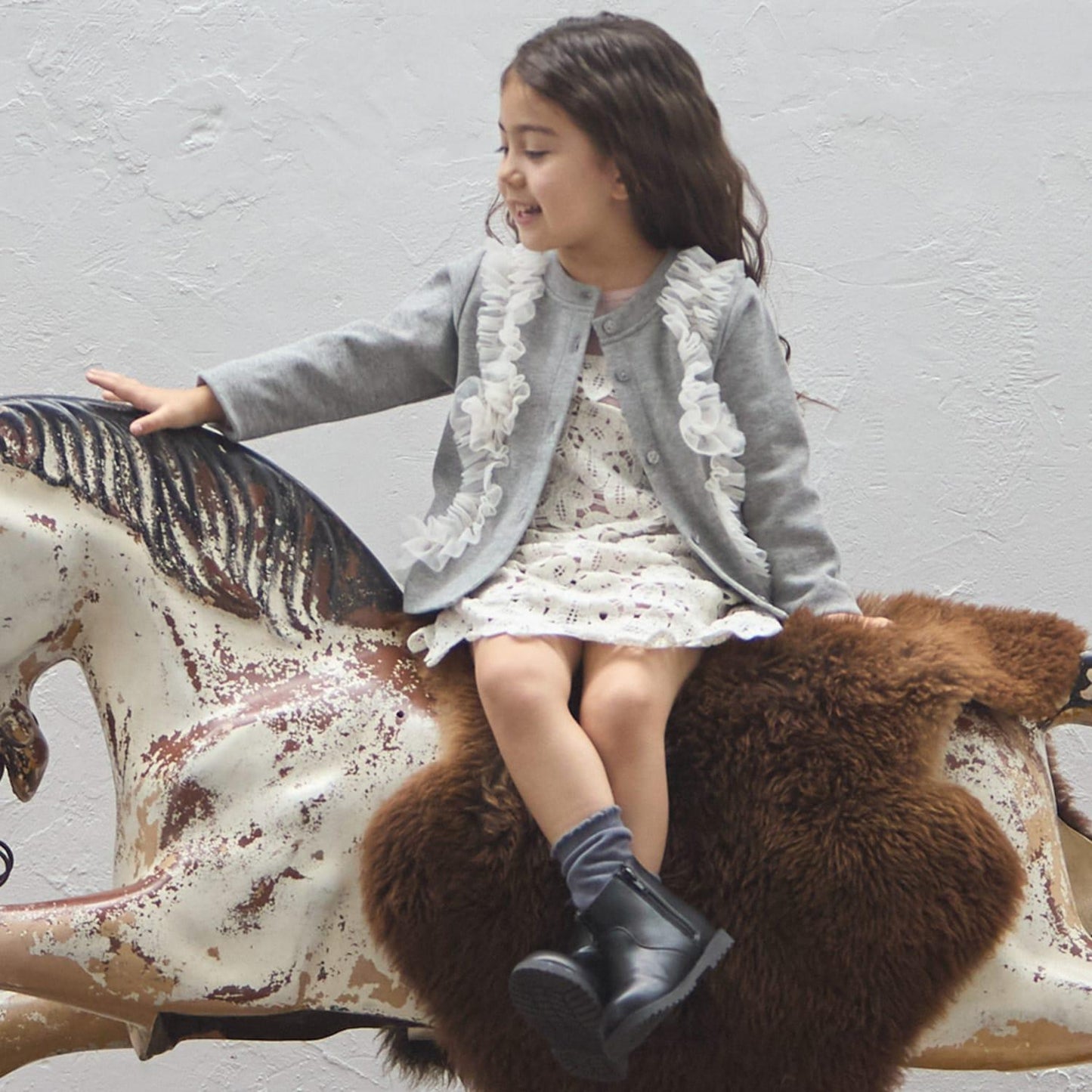 【リンク】網紗荷葉邊開衫