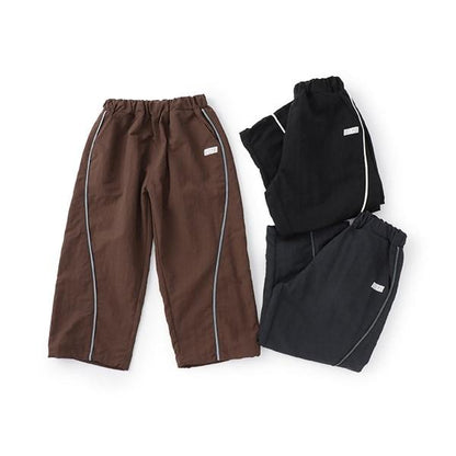 【MNCM】【可成套搭配】側邊條紋運動長褲