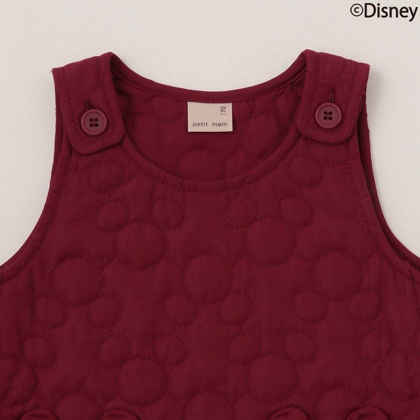 《迪士尼》鏈接絎縫吊帶裙套裝